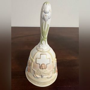 1985 LEFTON The Christopher Collection Porcelain BELL , Lord's Supper
